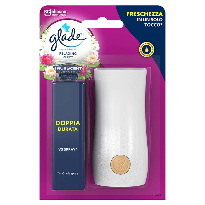 Glade Microspray Relaxing Zen komplet sa bazom za zidno ili samostalno postavljanje